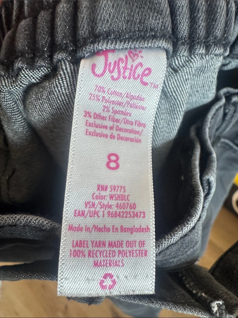 Justice wide leg